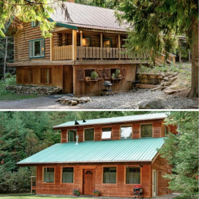 2 Adjacent Cabins near Silverwood - Serene, Private and Forested